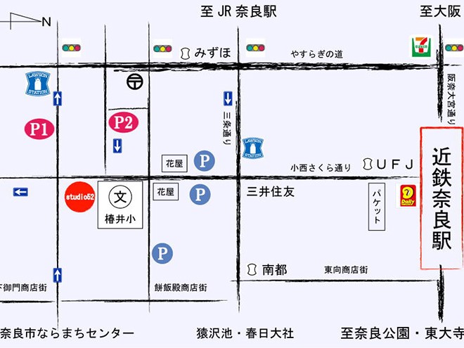 M.S.社交ダンススタジオ 地図